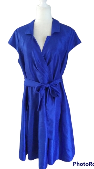 Kim Rogers Dresses & Skirts - Kim Rogers Belk Blue Summer Dress Size 18 Plus Size Casual Career